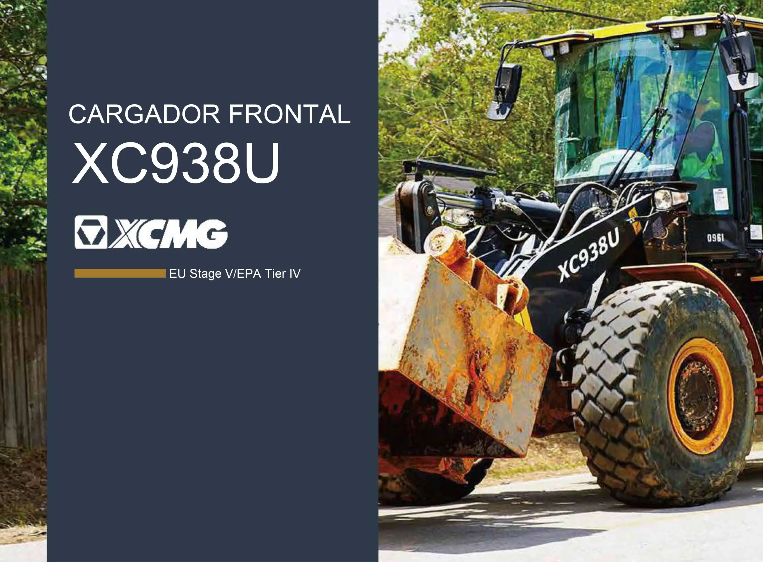 Cargador frontal XC938U